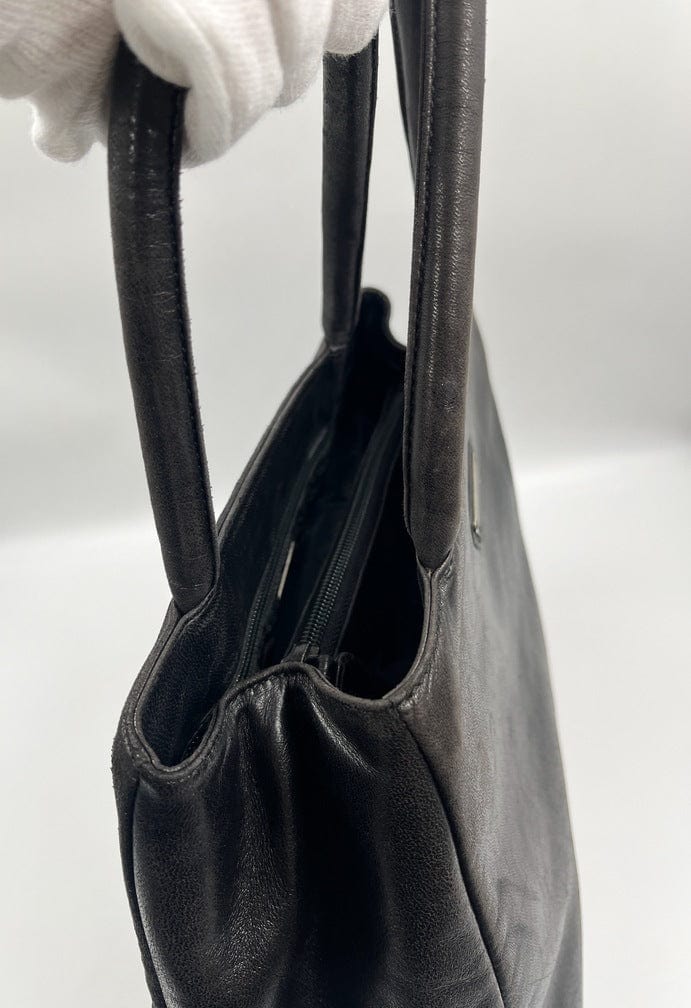 Prada Black Leather Tote