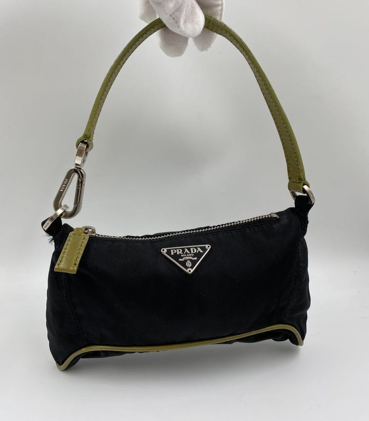 Ultra Mini Prada Black Nylon Bag