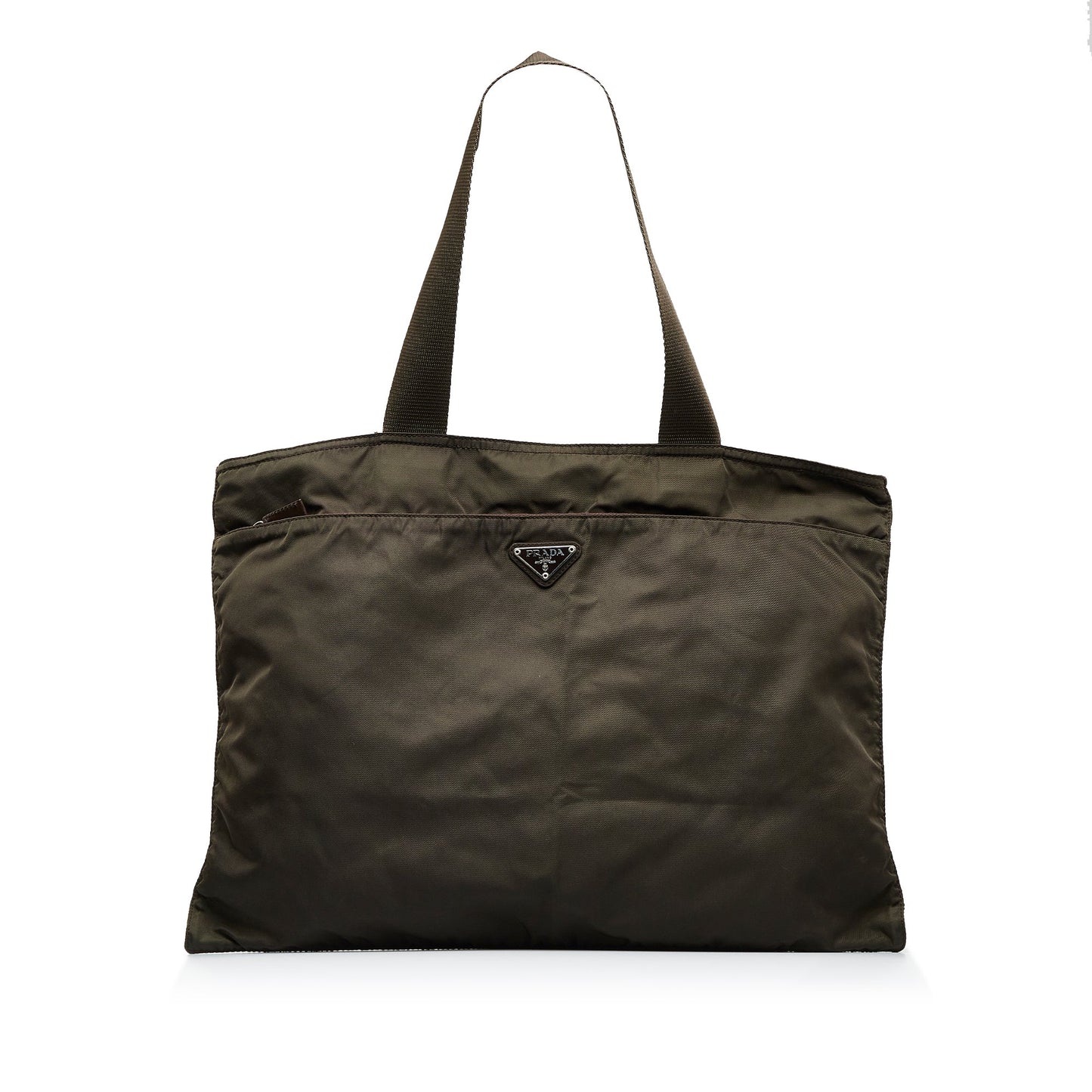 Brown Prada Tessuto Tote Bag