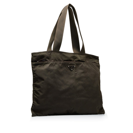 Brown Prada Tessuto Tote Bag