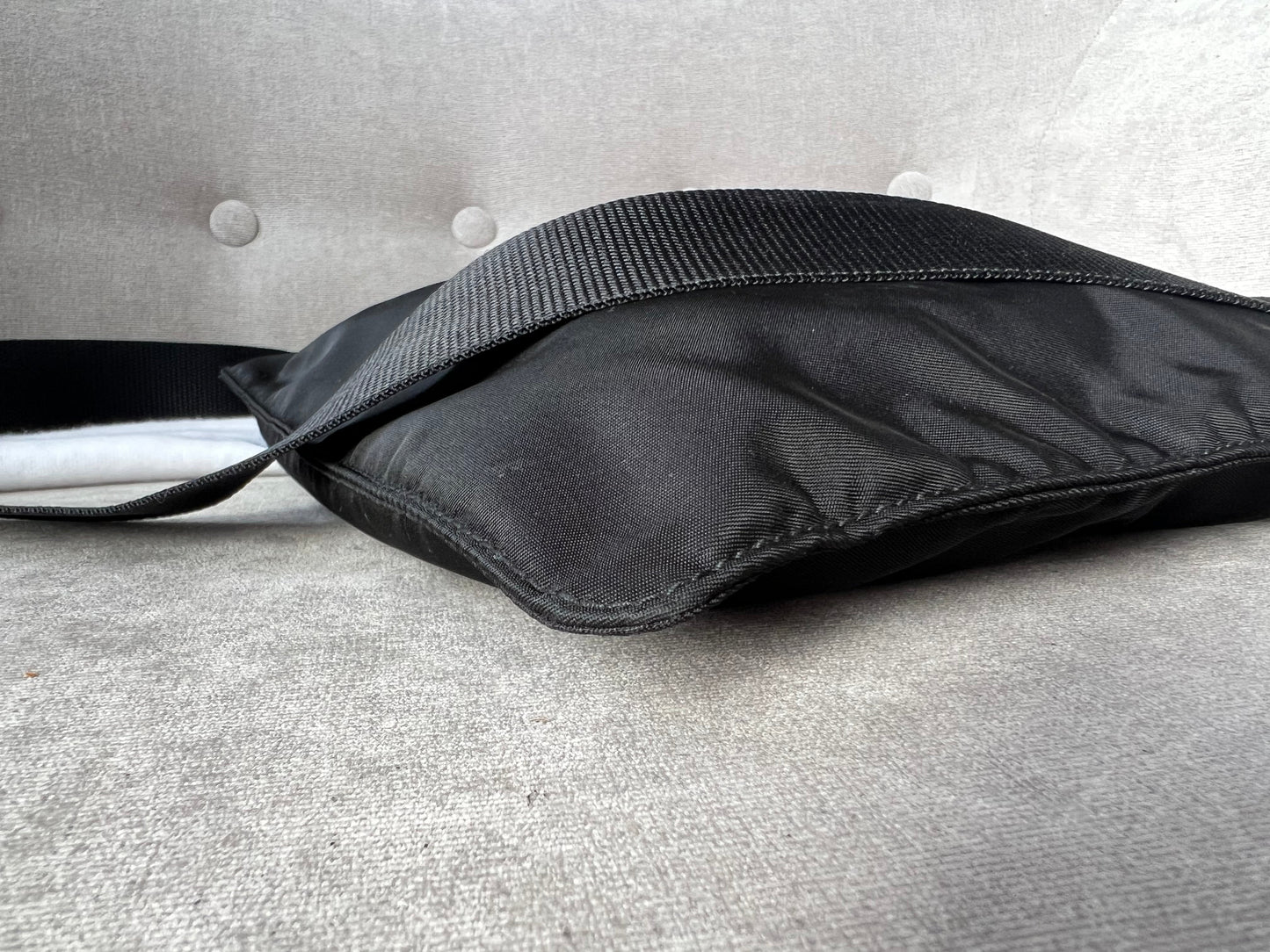 Prada Nylon Black Messenger Bag