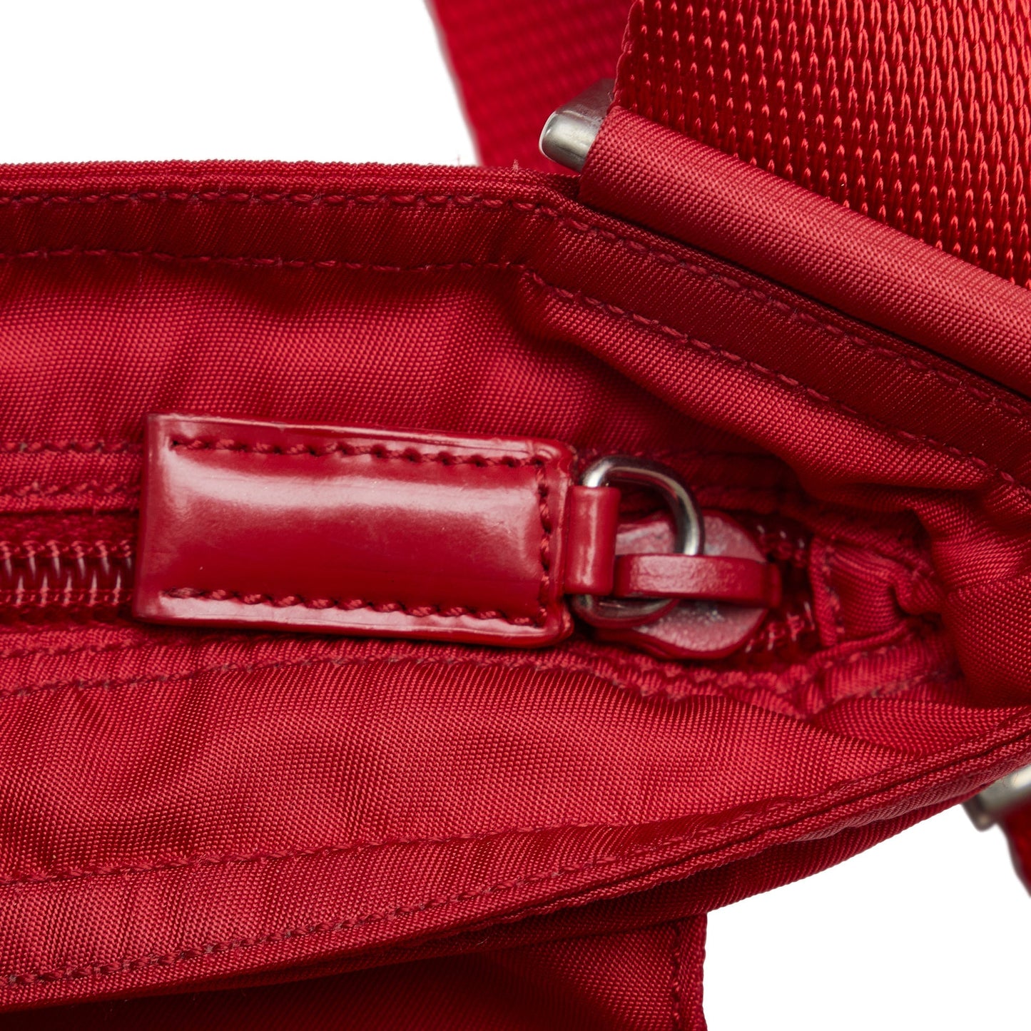 Prada Tessuto Crossbody Bag Red Nylon