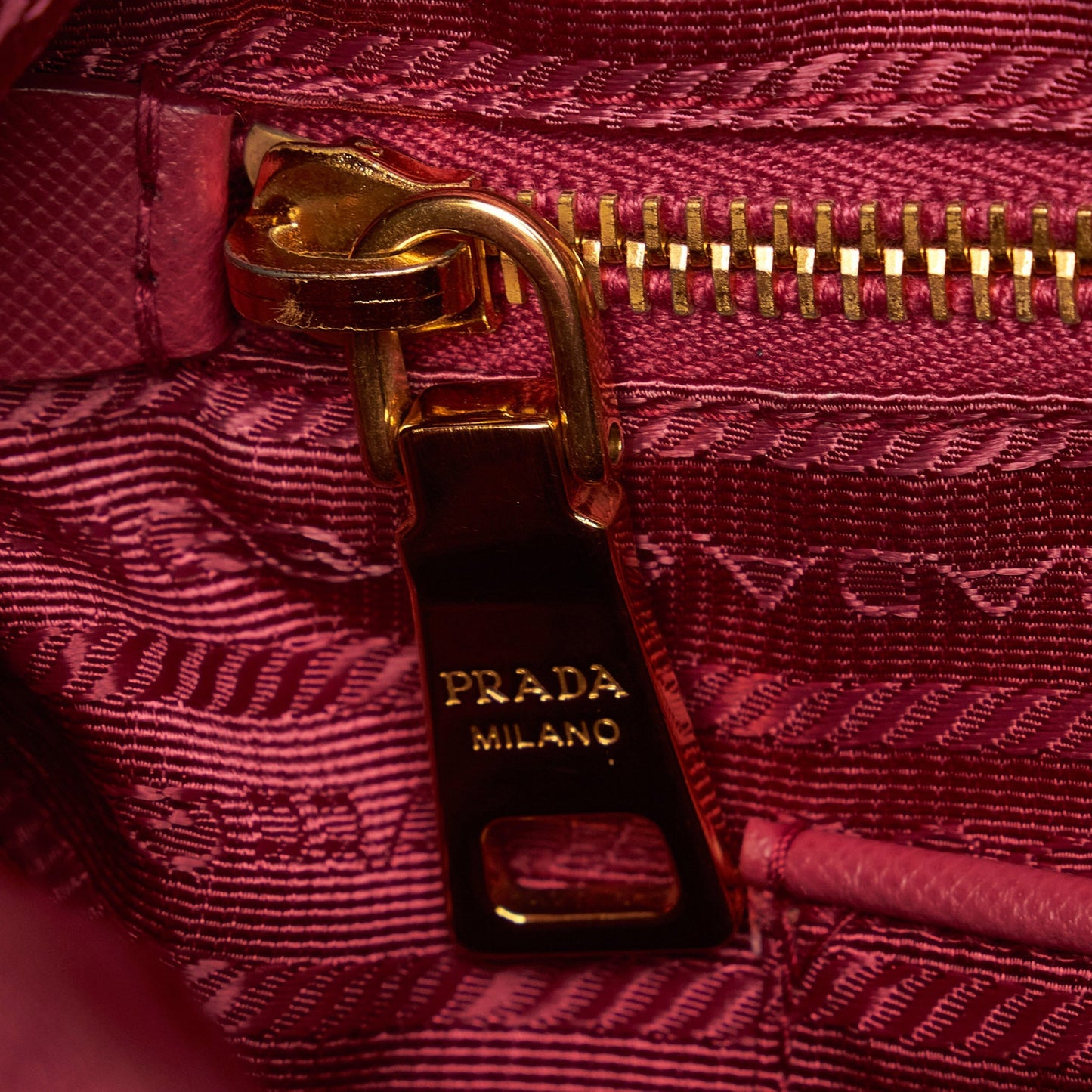 Prada Tessuto Handbag Red Nylon Canvas