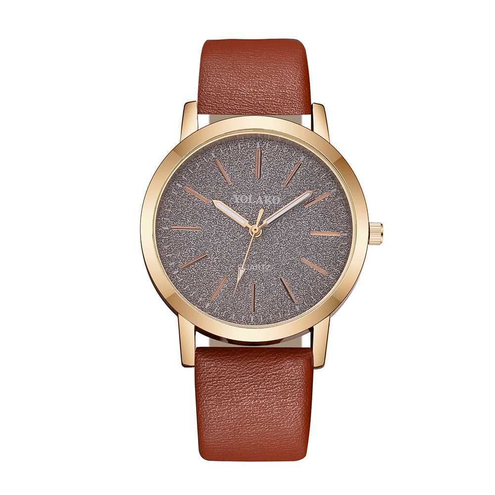 Luxury Brand Leather Quartz Women's Watch Ladies Fashion Watch Women Wristwatch Clock relogio feminino hours reloj mujer saati