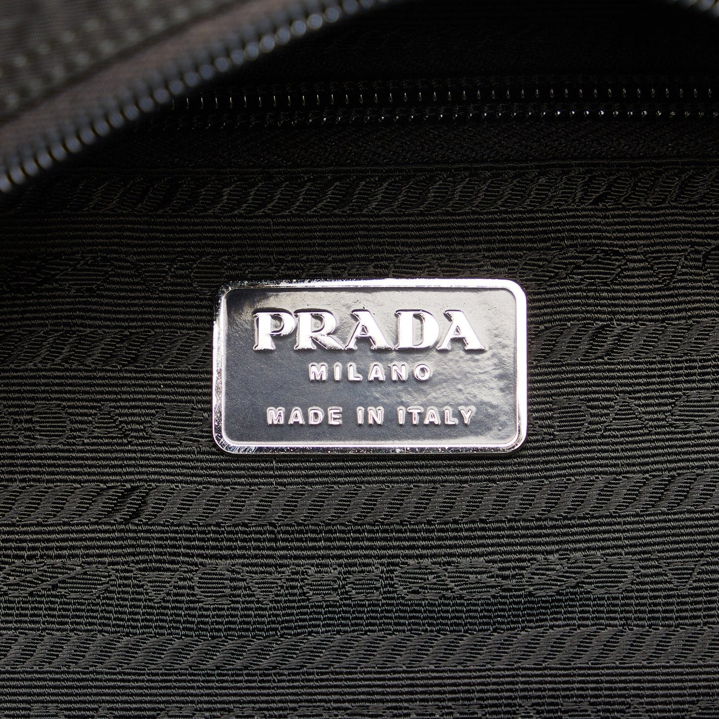 Black Prada Tessuto Tote Bag