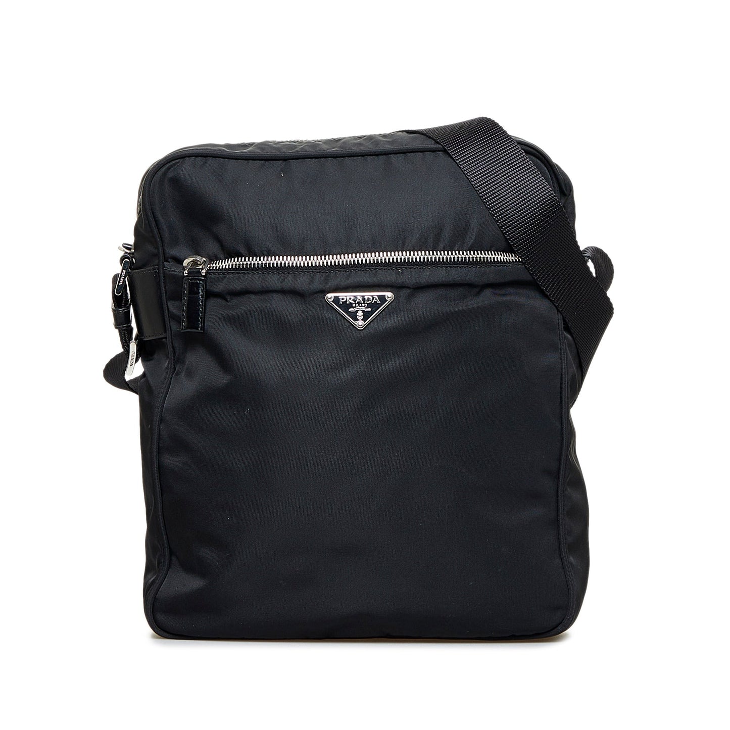 Prada Tessuto Crossbody Bag Black Nylon