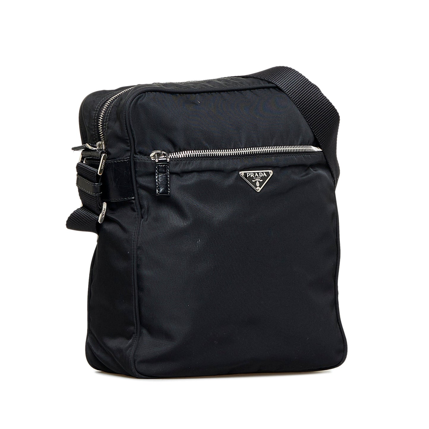 Prada Tessuto Crossbody Bag Black Nylon