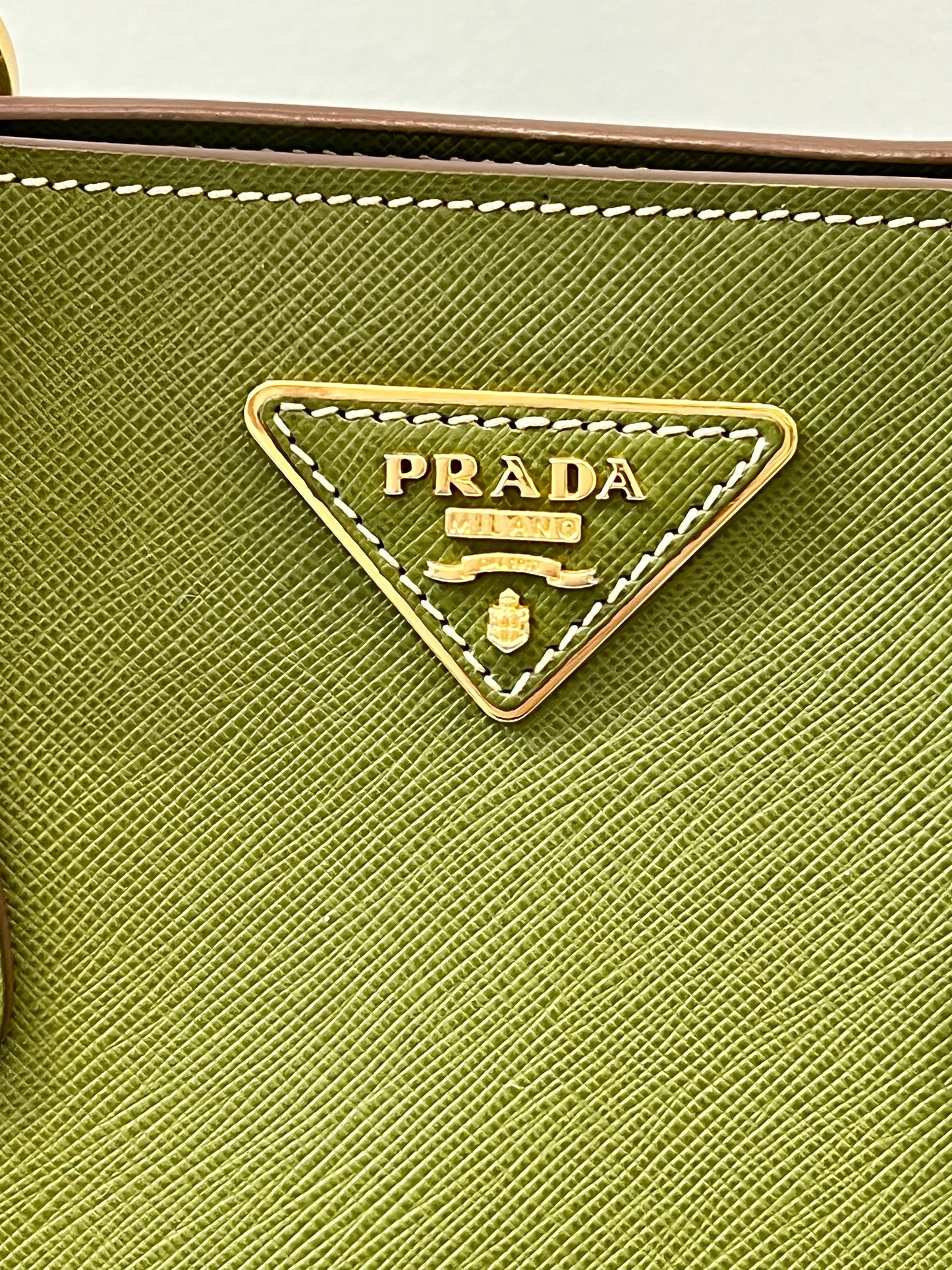 Prada Lux Leather Saffiano Medium Tote