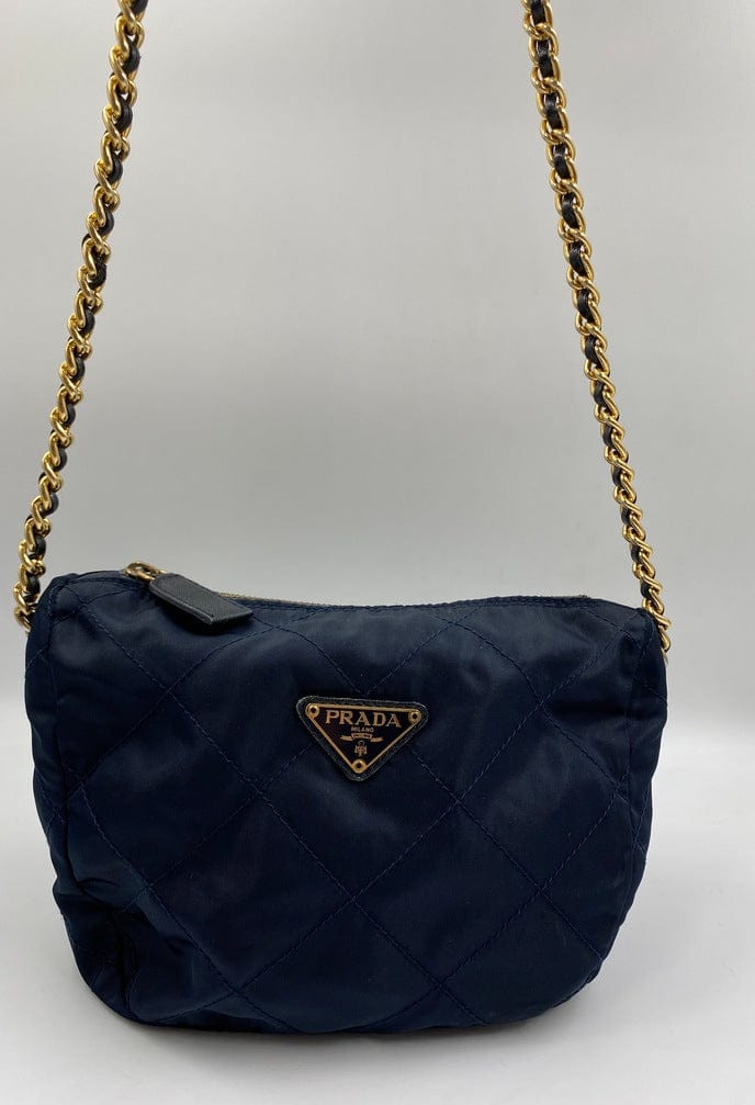 Prada Nylon Navy Crossbody Bag