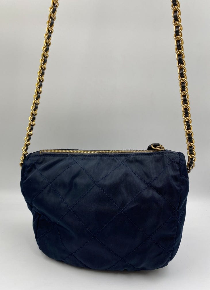 Prada Nylon Navy Crossbody Bag