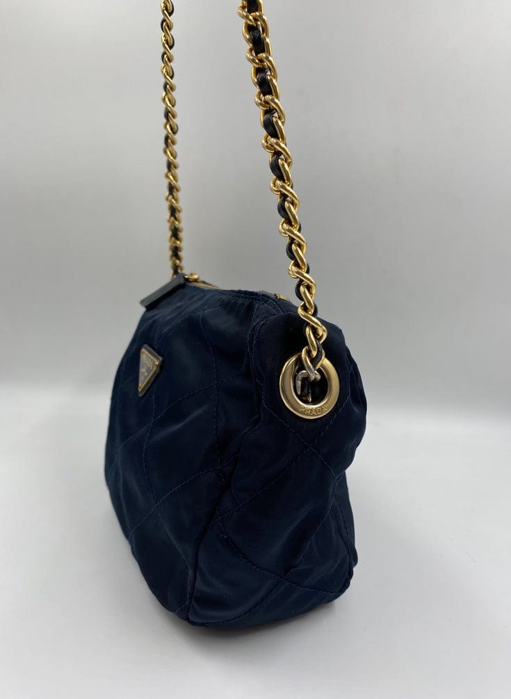 Prada Nylon Navy Crossbody Bag