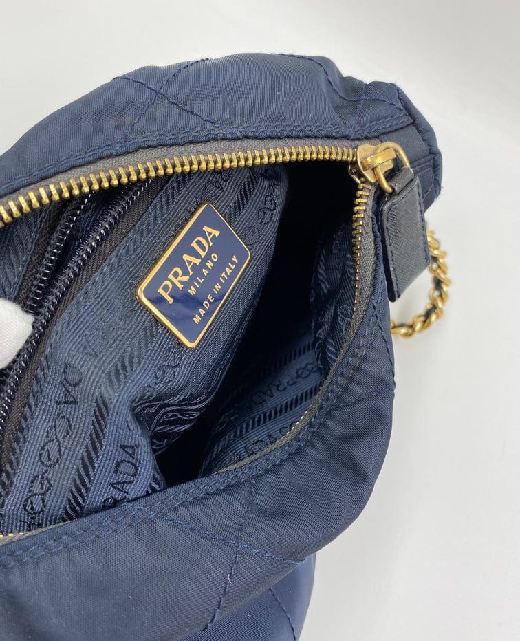 Prada Nylon Navy Crossbody Bag