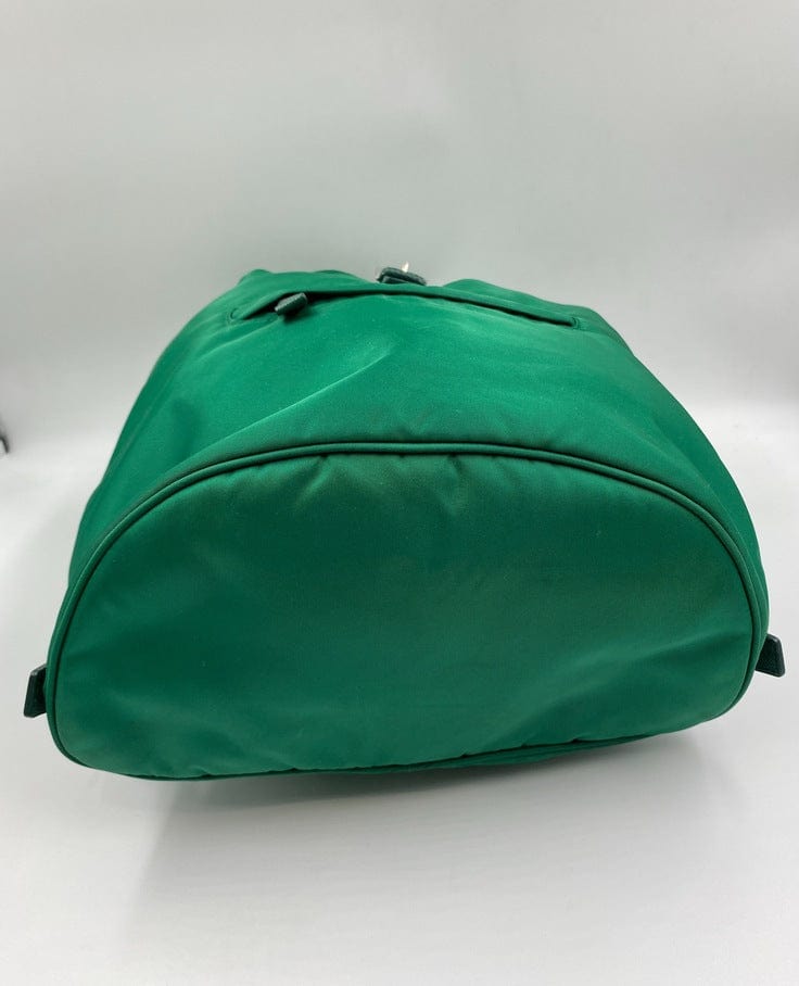 Prada Nylon Green Backpack