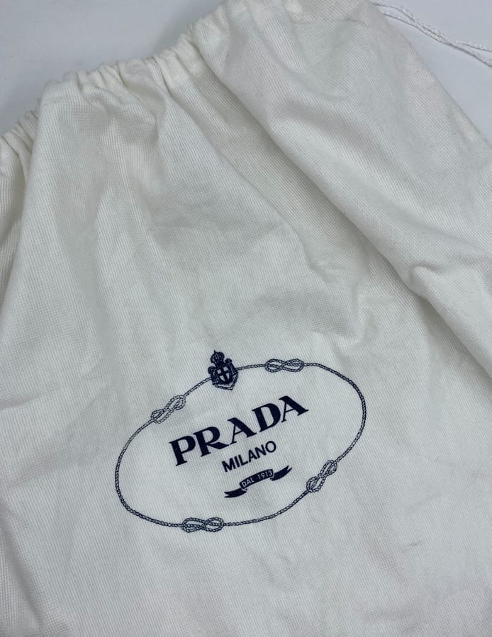 Prada Nylon Tote with Chain Handle