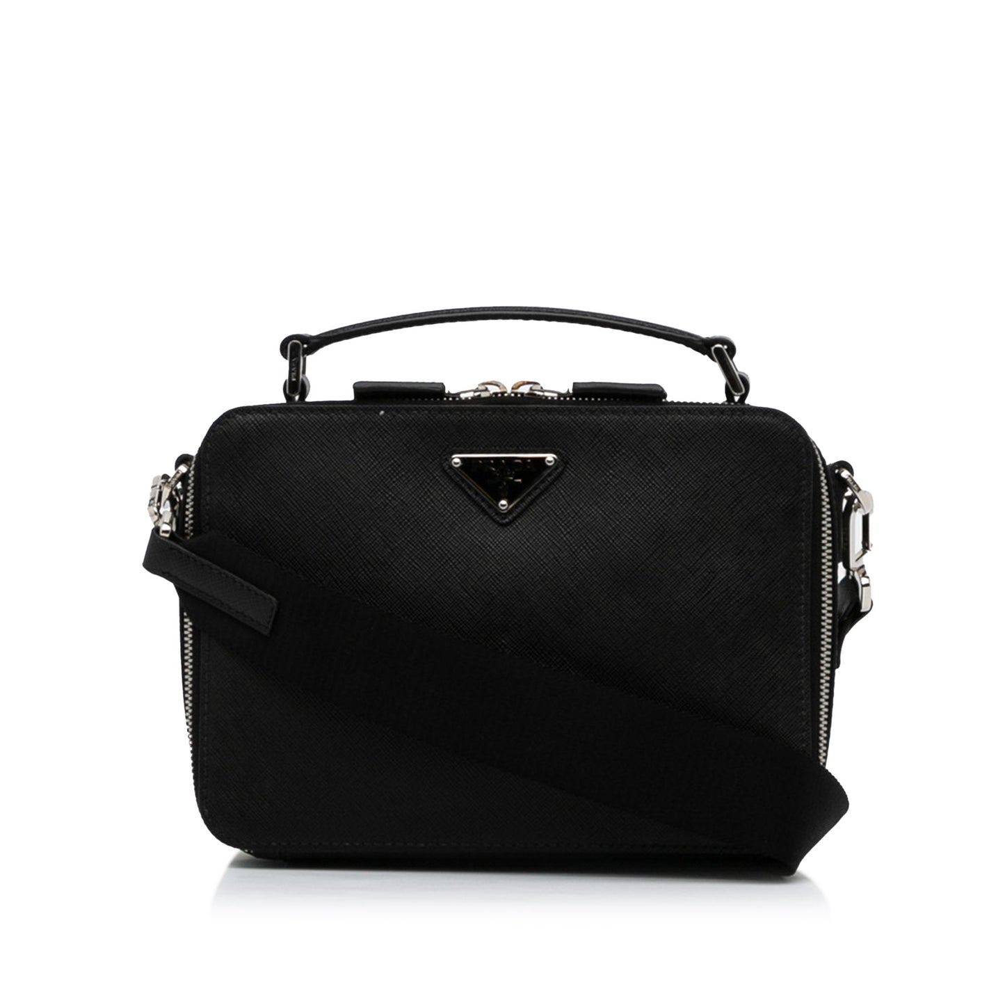 Prada Brique Black Saffiano