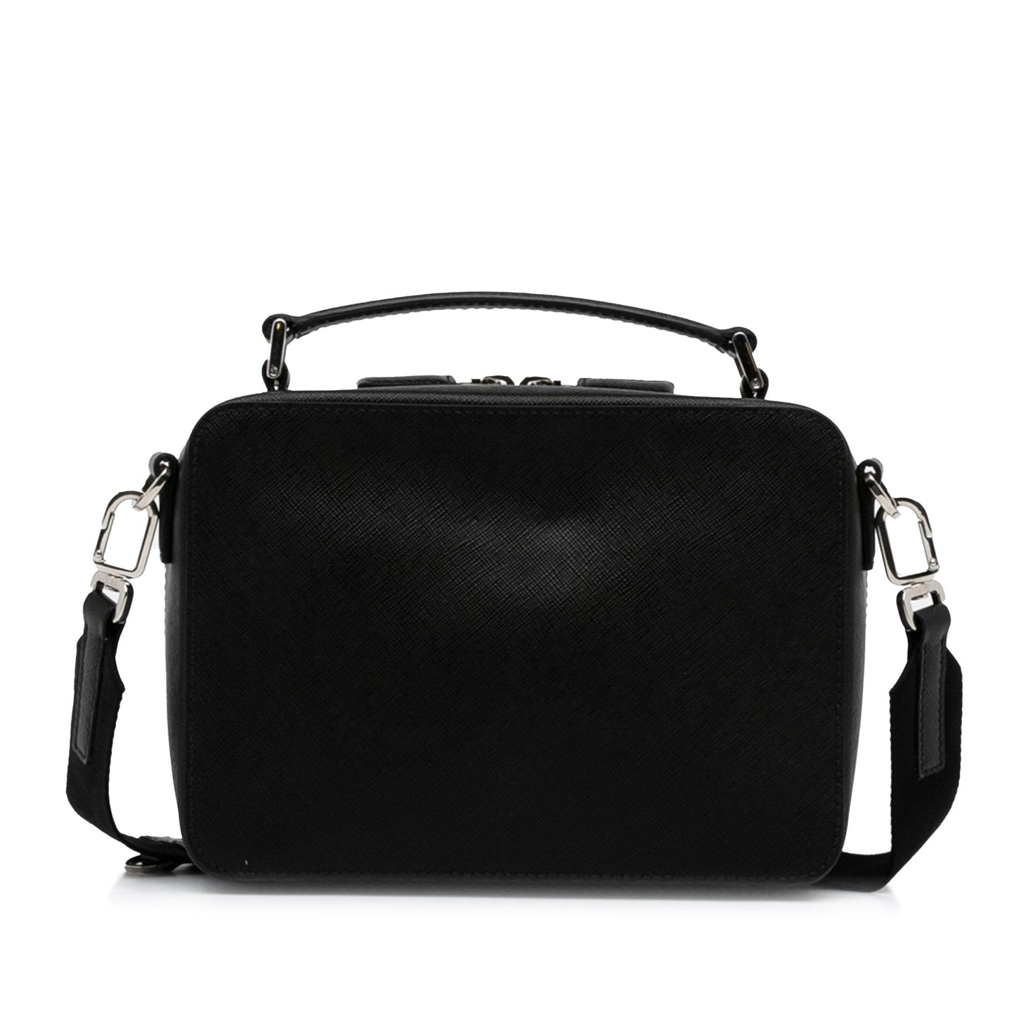 Prada Brique Black Saffiano