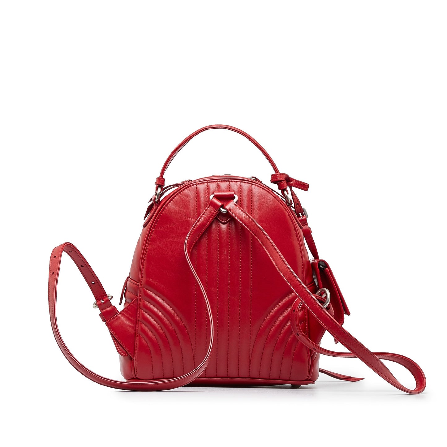 Prada Diagramme Red Soft Calfskin