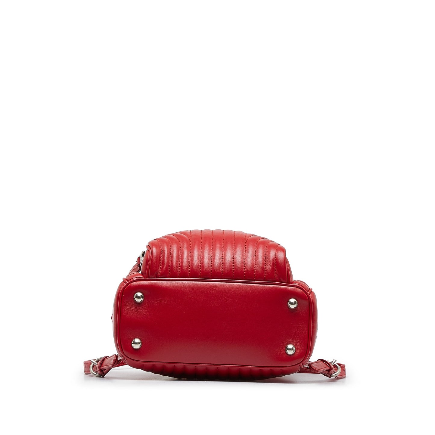 Prada Diagramme Red Soft Calfskin