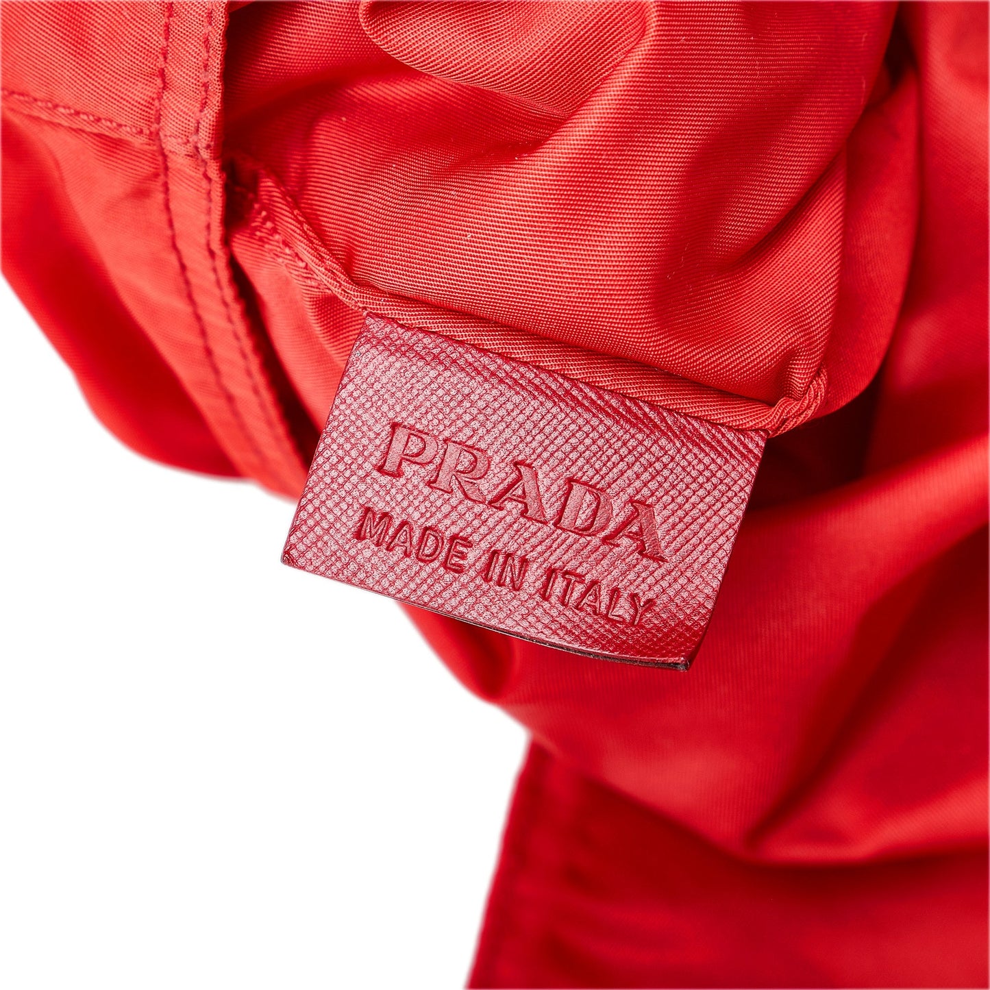 Red Prada Tessuto Tote