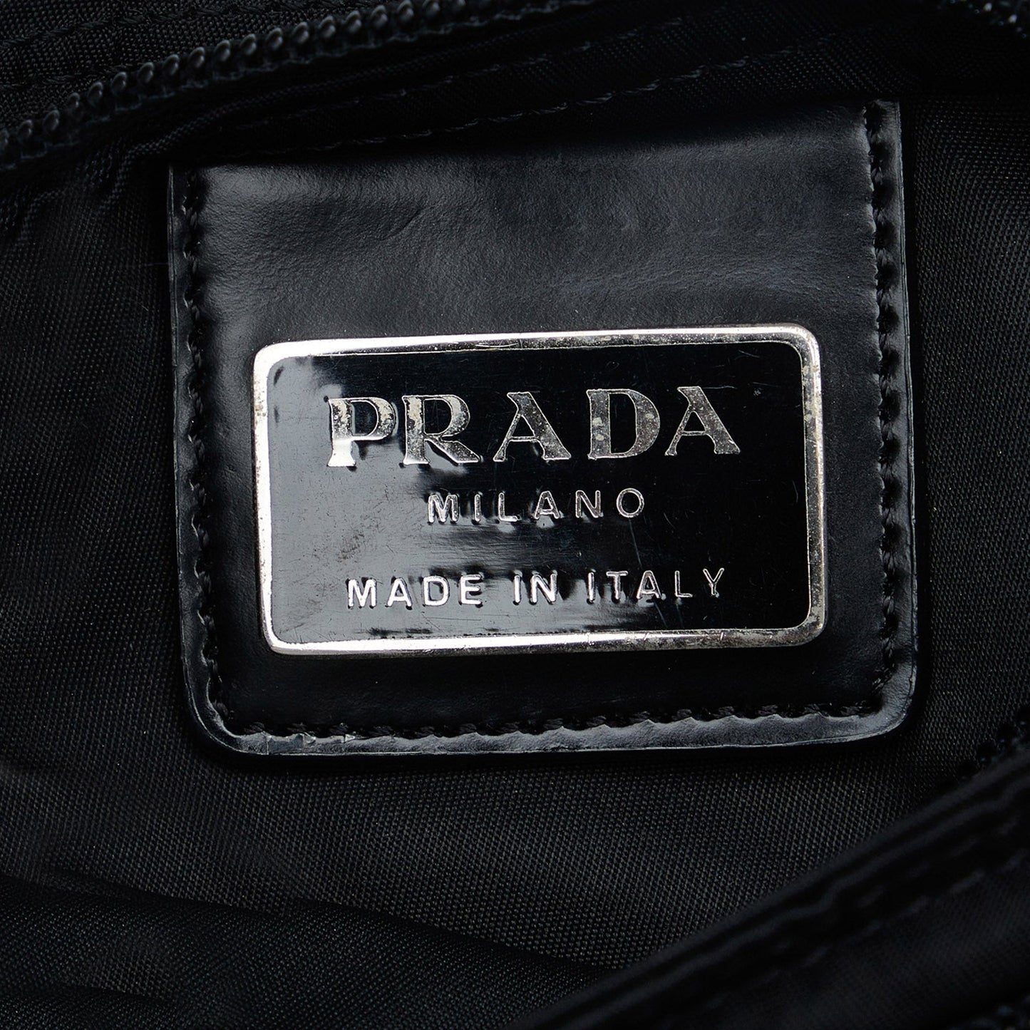 Prada Tessuto Crossbody Bag Black Nylon Canvas