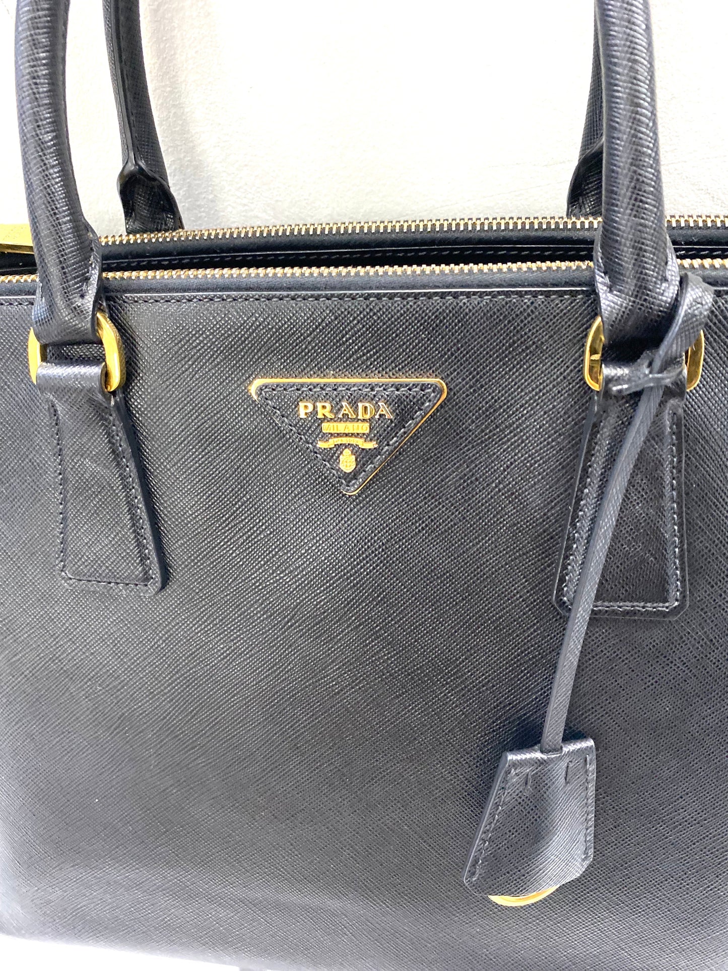 PRADA SAFFIANO LEATHER GALLERIA TOTE BAG