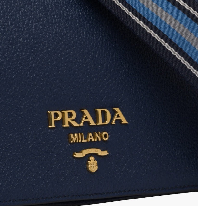 PRADA VITELLO DAINO FLAP CROSSBODY BAG