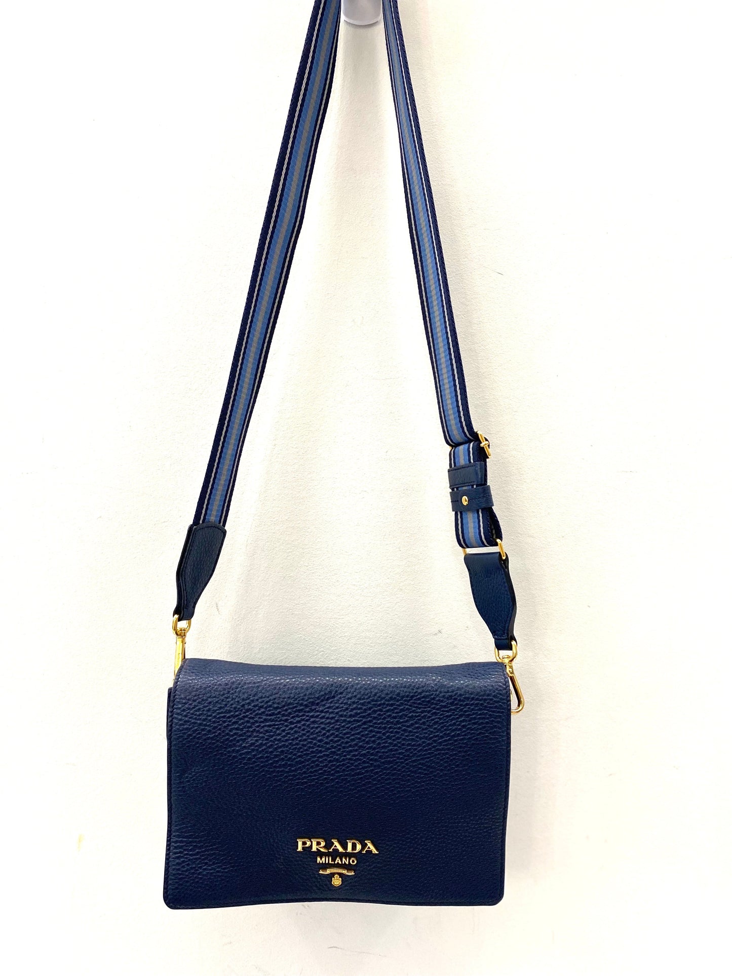 PRADA VITELLO DAINO FLAP CROSSBODY BAG