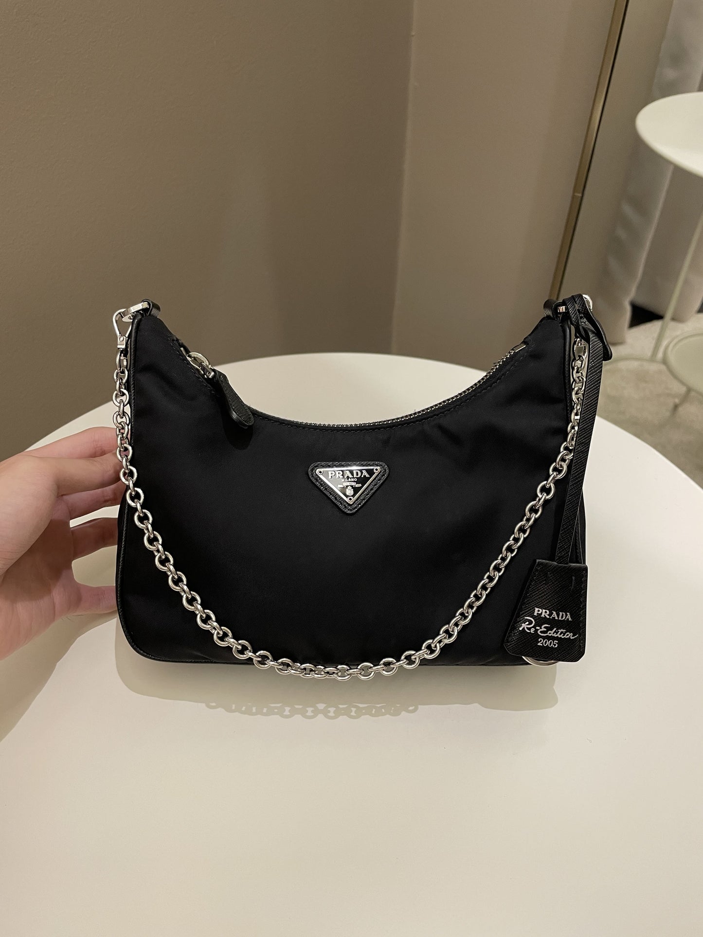 Prada Re-Edition 2005 Re-Nylon Bag Black