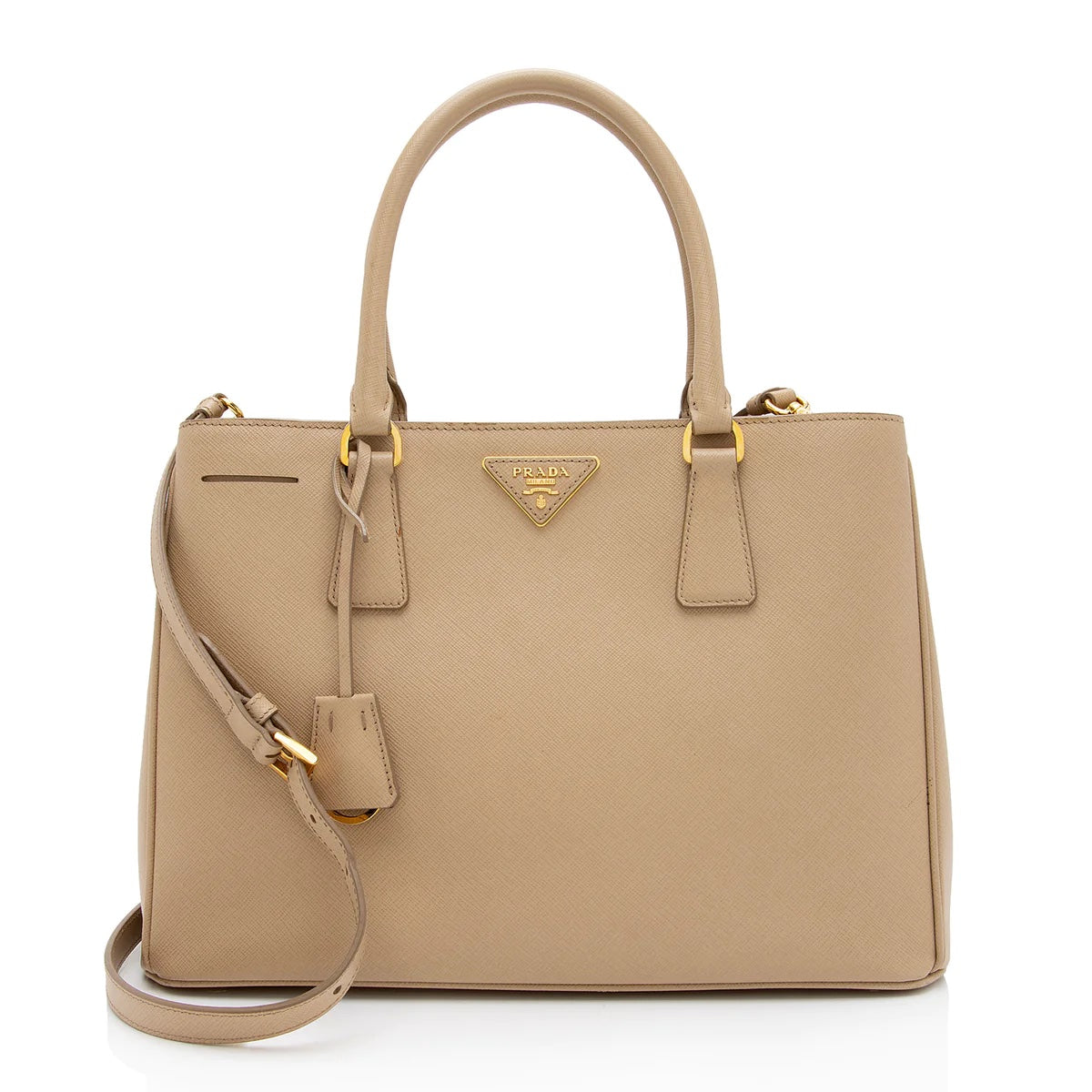 PRADA SAFFIANO LUX LEATHER GALLERIA TOTE BAG