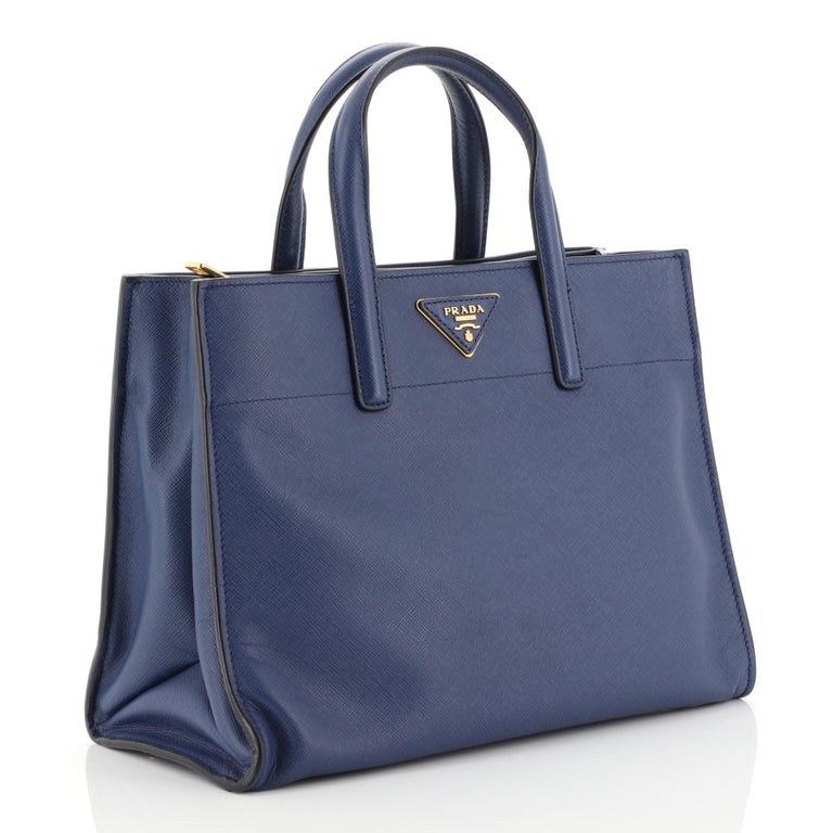 PRADA CONVERTIBLE SAFFIANO LEATHER TOTE