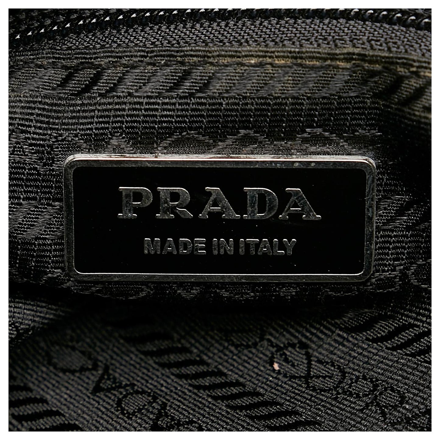 PRADA Canapa Logo Tessuto Satchel