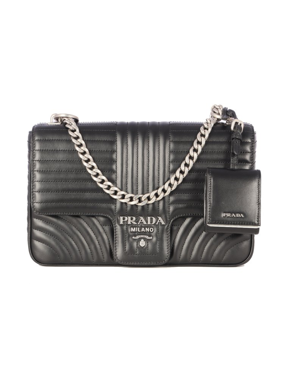 Prada DIAGRAMME 26 SOFT CALF IN BLACK