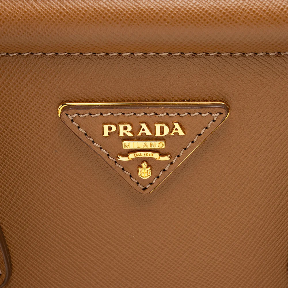 PRADA SAFFIANO LEATHER PARABOLE TOTE BAG