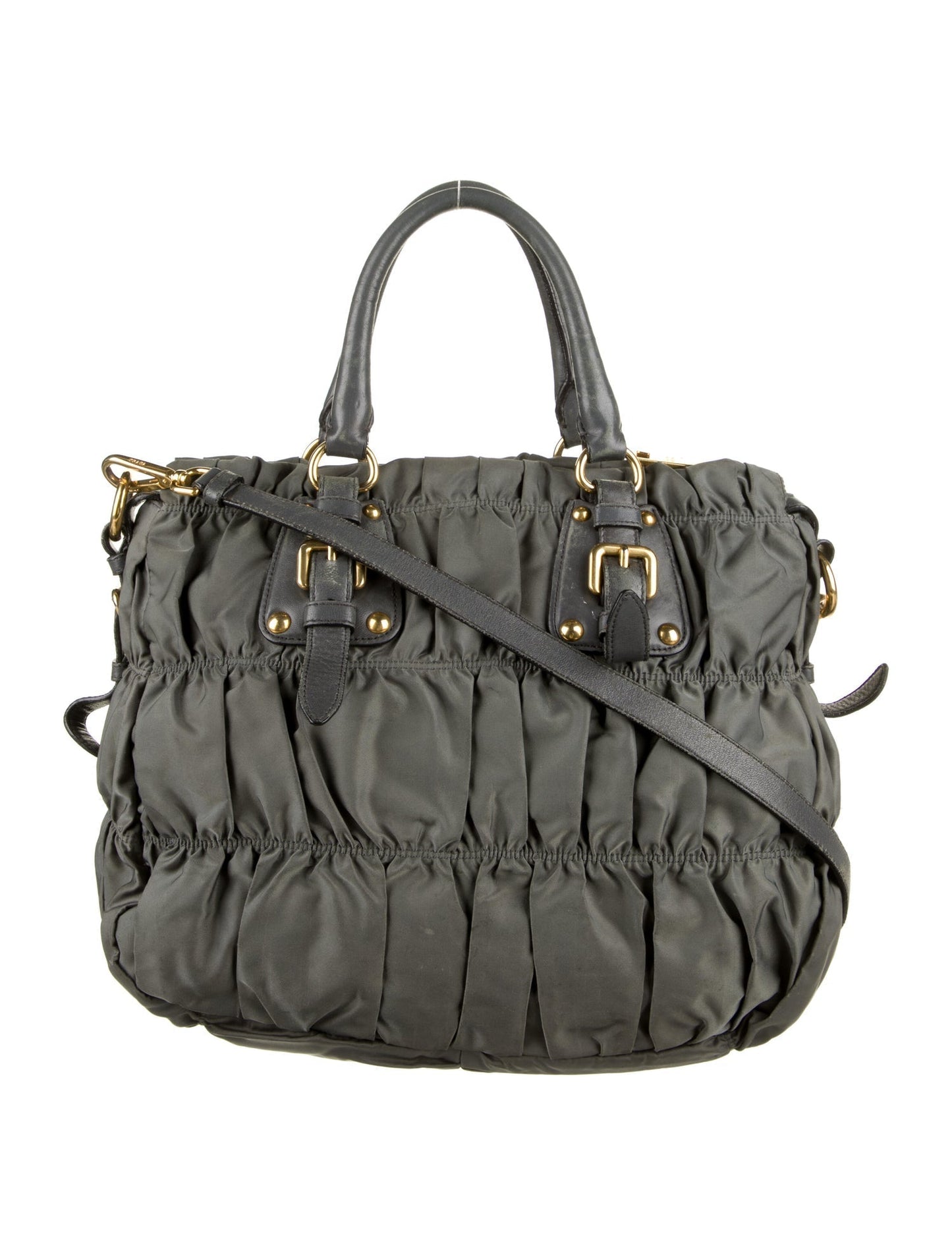 PRADA Tessuto Gaufre Shoulder Bag