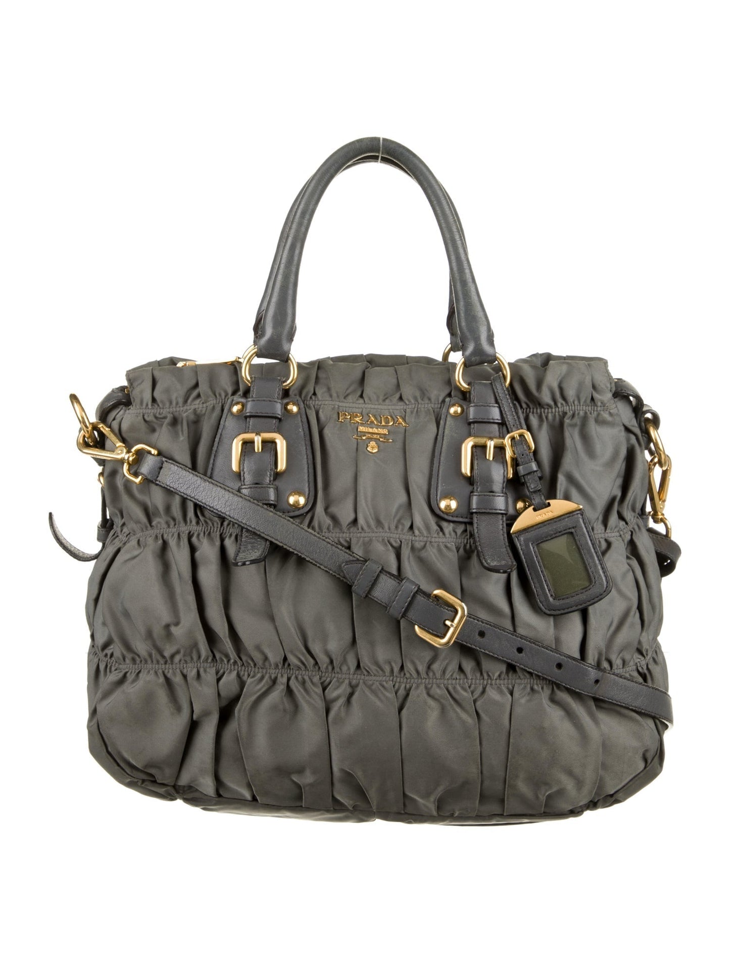 PRADA Tessuto Gaufre Shoulder Bag