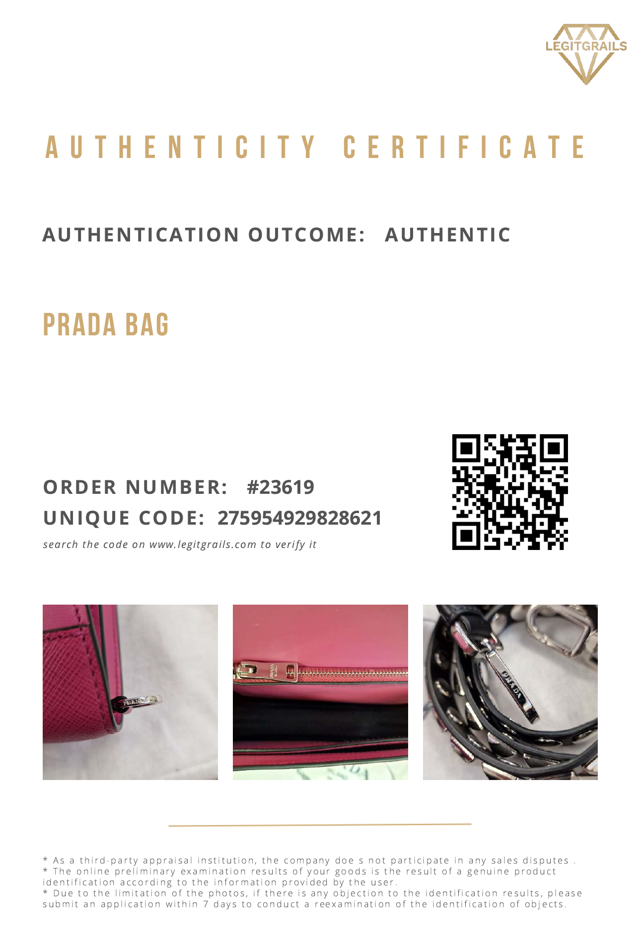 Prada Elektra Crossbody Shoulder Bag in Pink Saffiano Leather & Smooth Leather With Studs - Clutch Rivets Flap Bag - Prada 1BD121