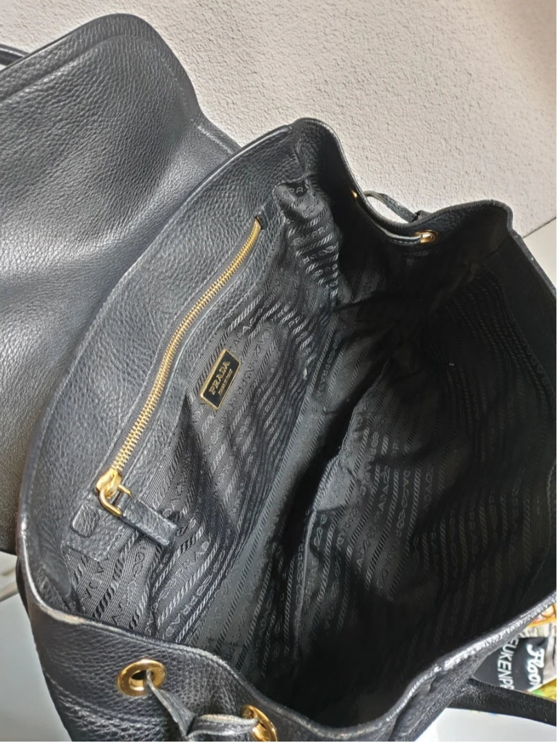 PRADA  leather shoulder bag