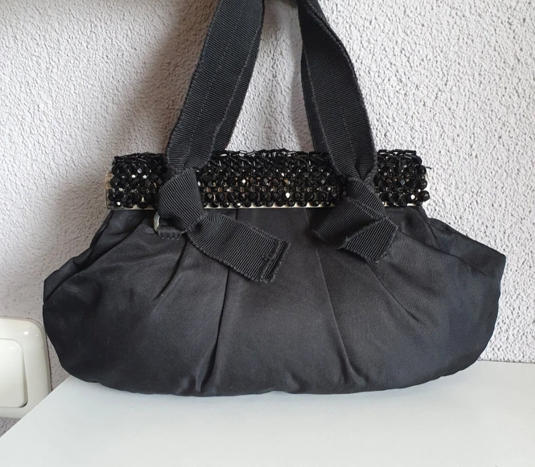 PRADA cloth handbag with studs