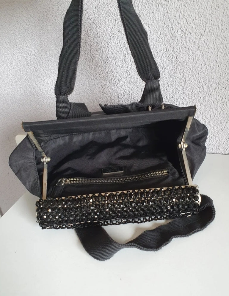 PRADA cloth handbag with studs