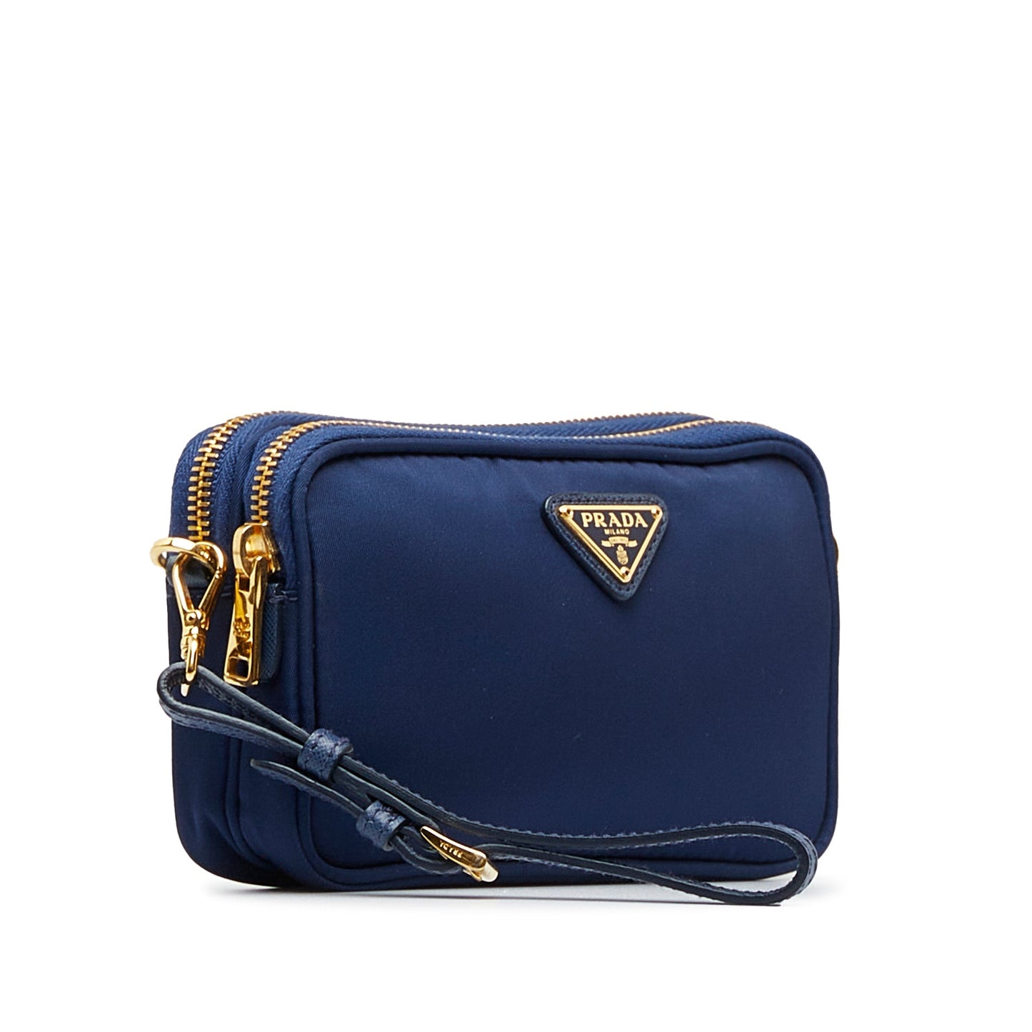 Prada Tessuto Crossbody Bag Blue Nylon Canvas