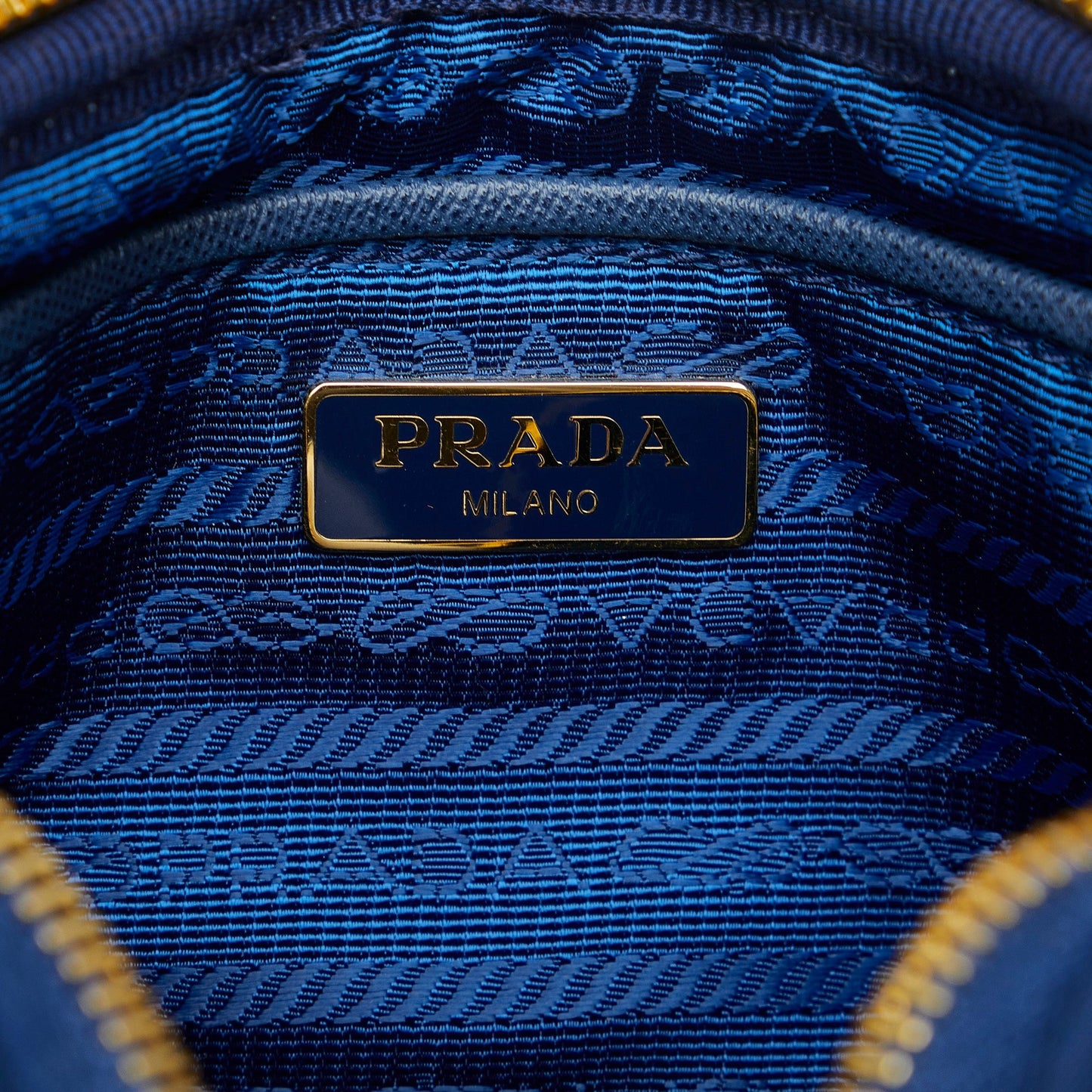 Prada Tessuto Crossbody Bag Blue Nylon Canvas