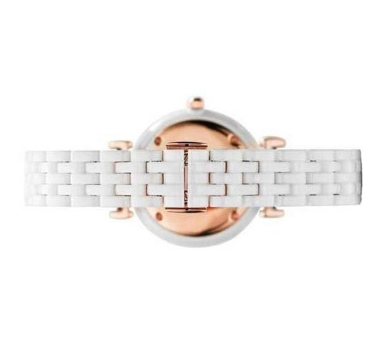 Ladies / Womens White Ceramic Bracelet Emporio Armani Designer Watch AR1486