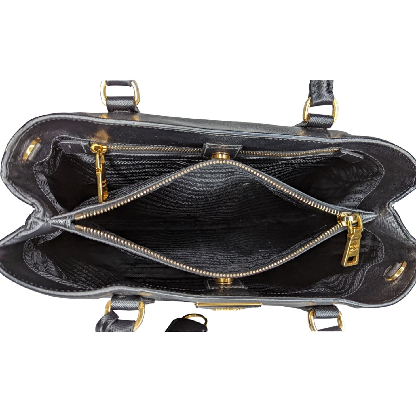 Prada Saffiano Leather Lux Tote Black