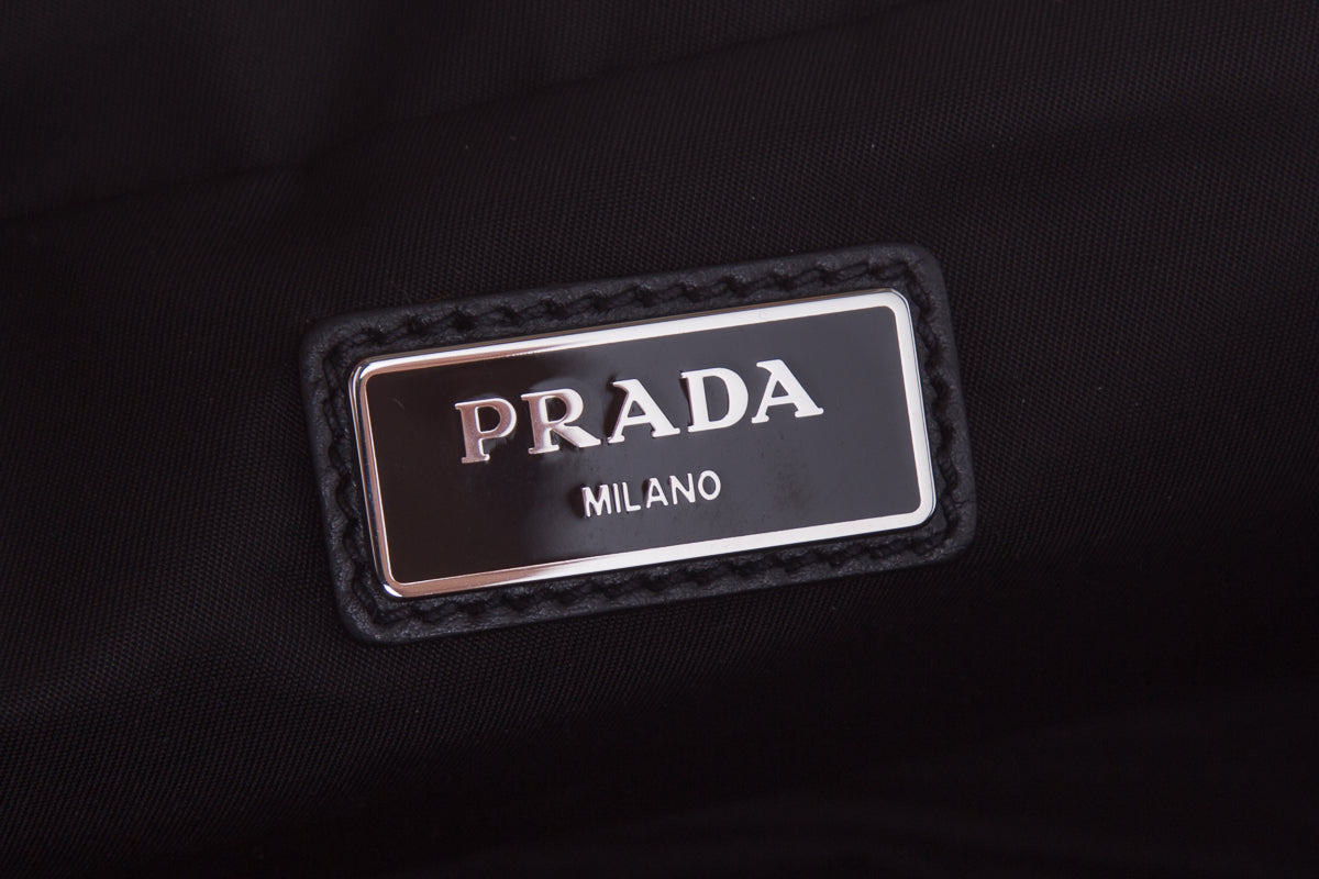 Prada Neon Orange Technical Front Fanny Pack