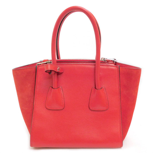 Prada Handbag Red Leather