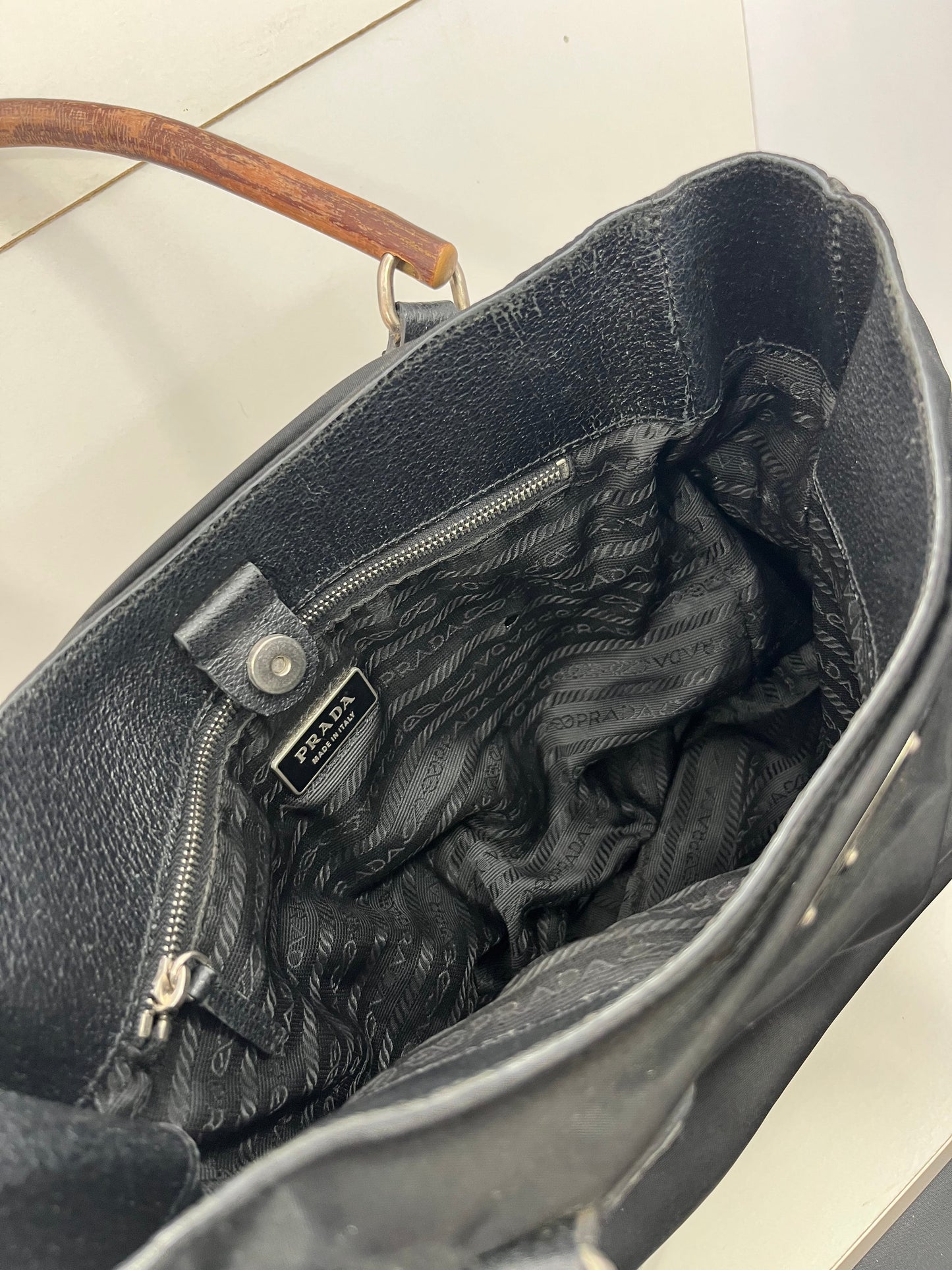 Prada Sort Skuldertaske