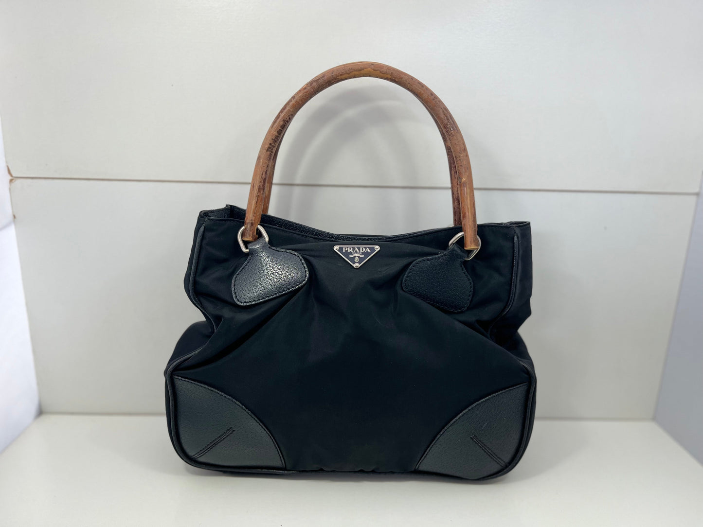 Prada Sort Skuldertaske