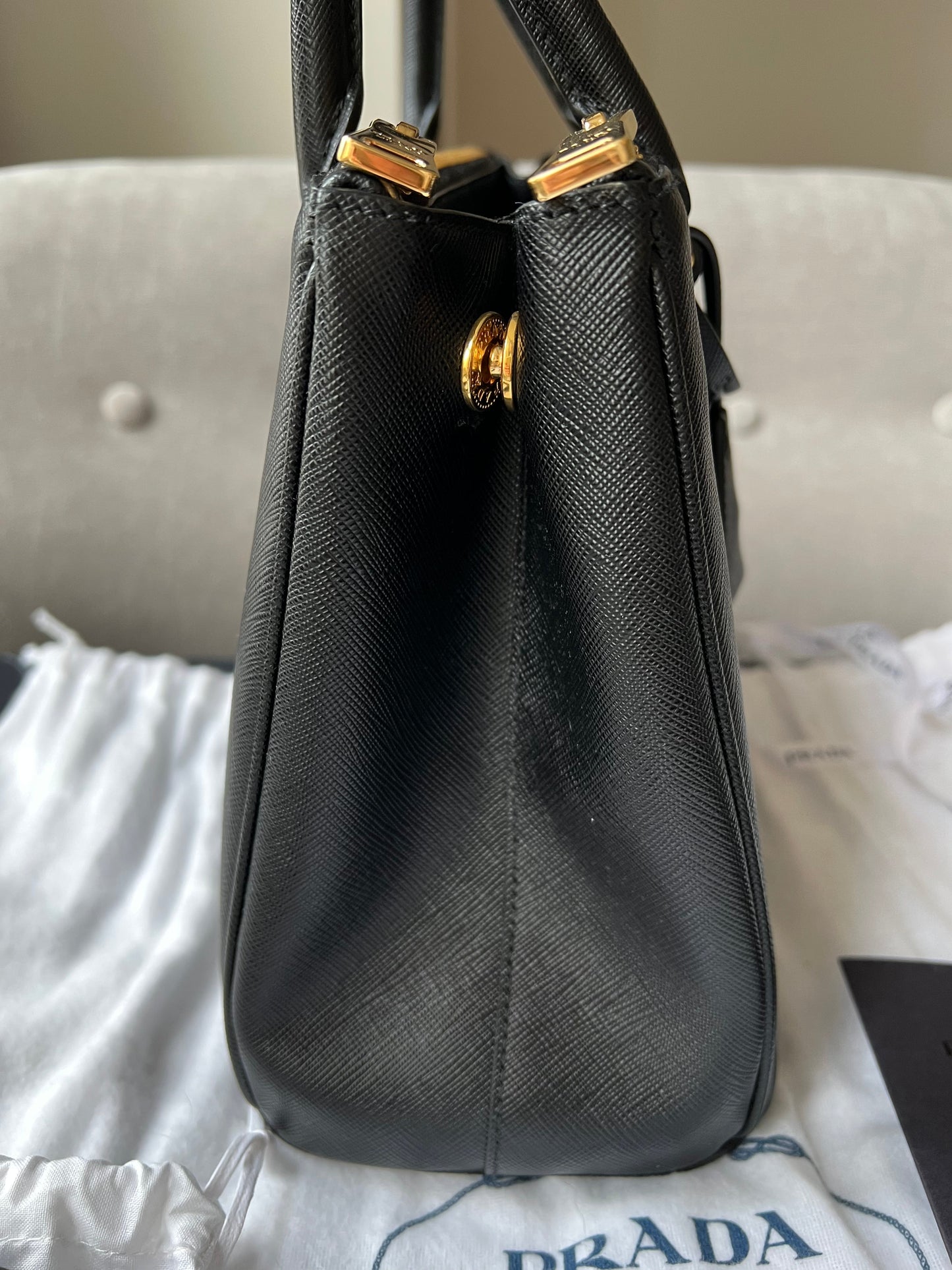 Prada Black Medium Galleria Saffiano Tote (RRP £3,100)