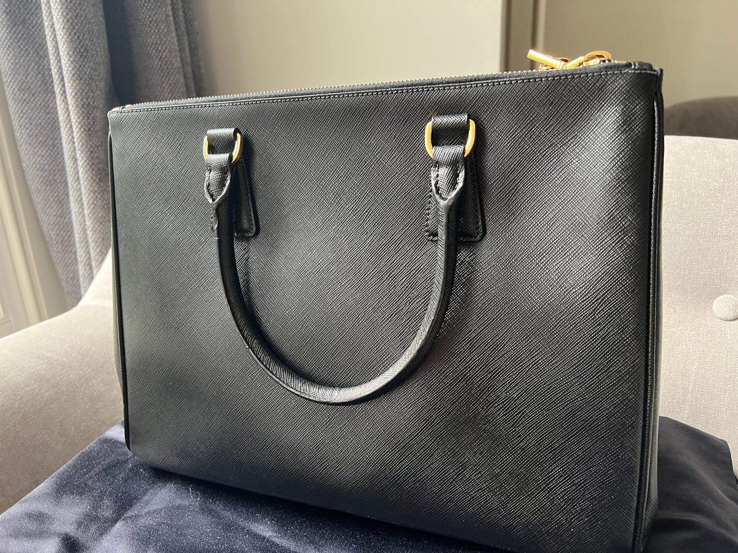 Prada Black Medium Galleria Saffiano Tote (RRP £3,100)