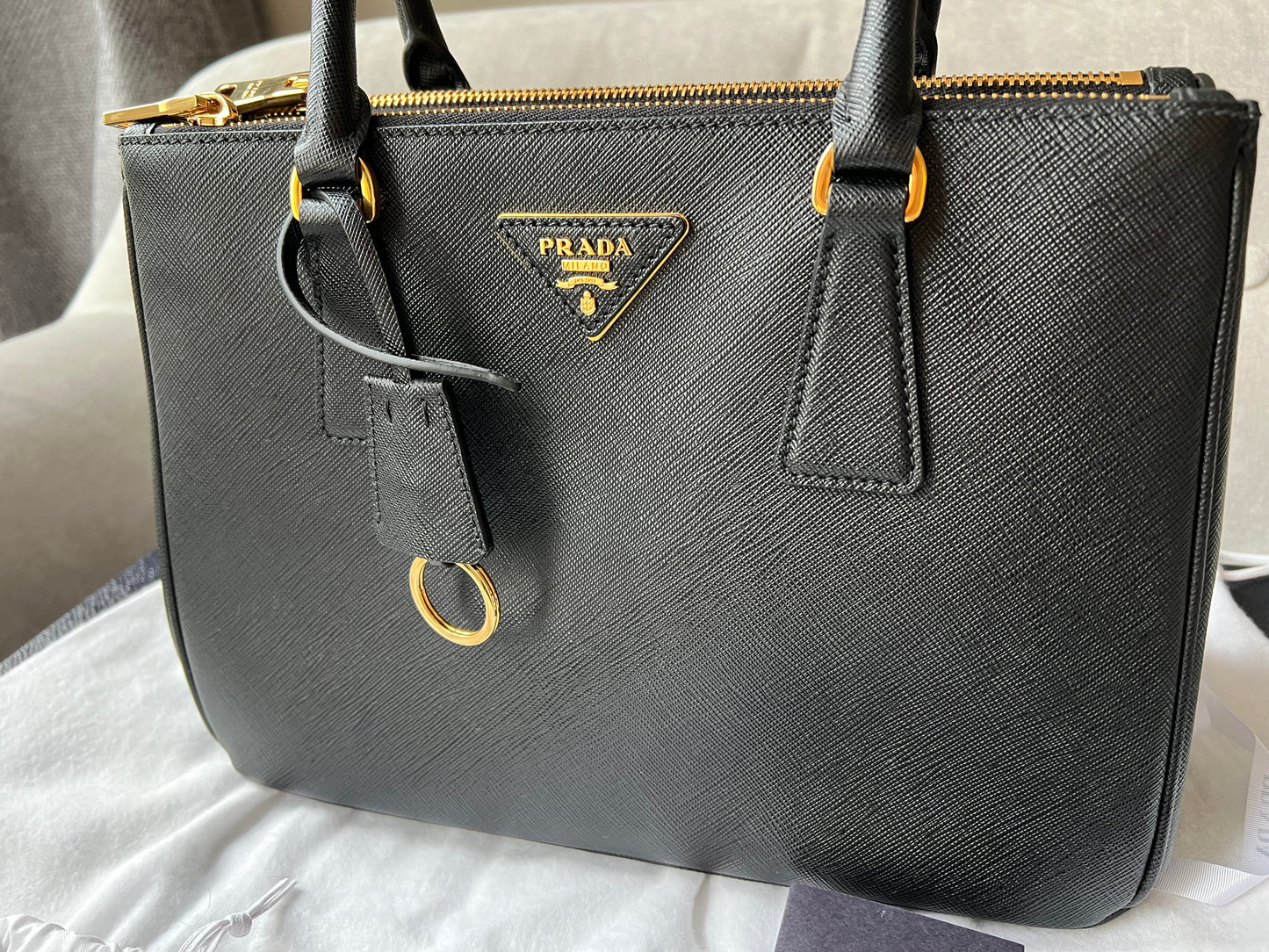 Prada Black Medium Galleria Saffiano Tote (RRP £3,100)